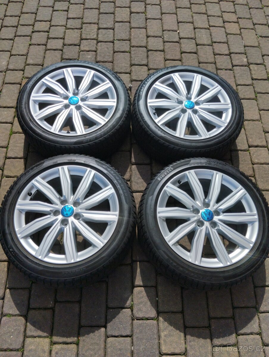 ALU KOLA AUDI / VW 5X112 R19 SADA KOMPLET ZIMA