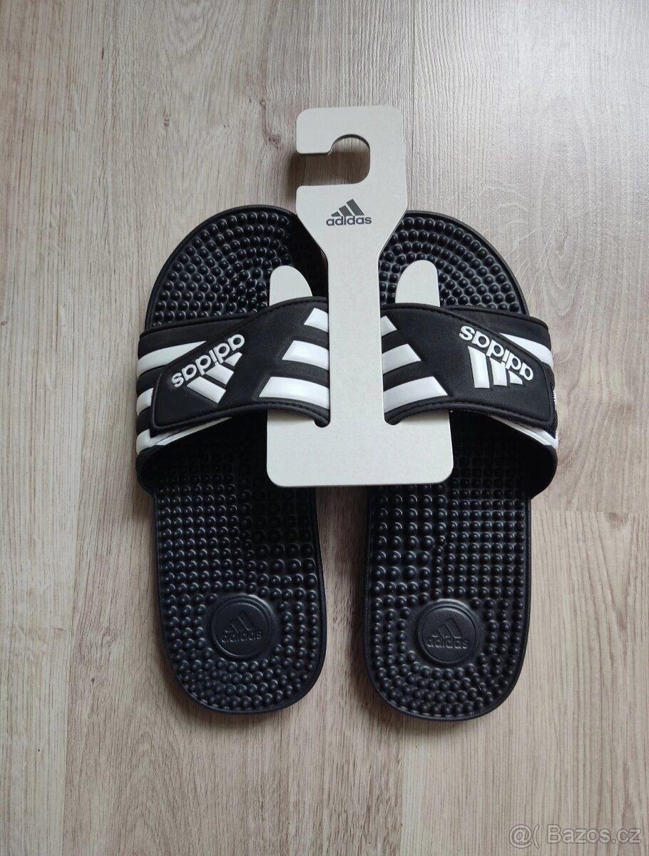 Nové pánské pantofle Adidas, vel. 43