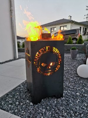 Ohniště, topeniště, gril Harley Davidson