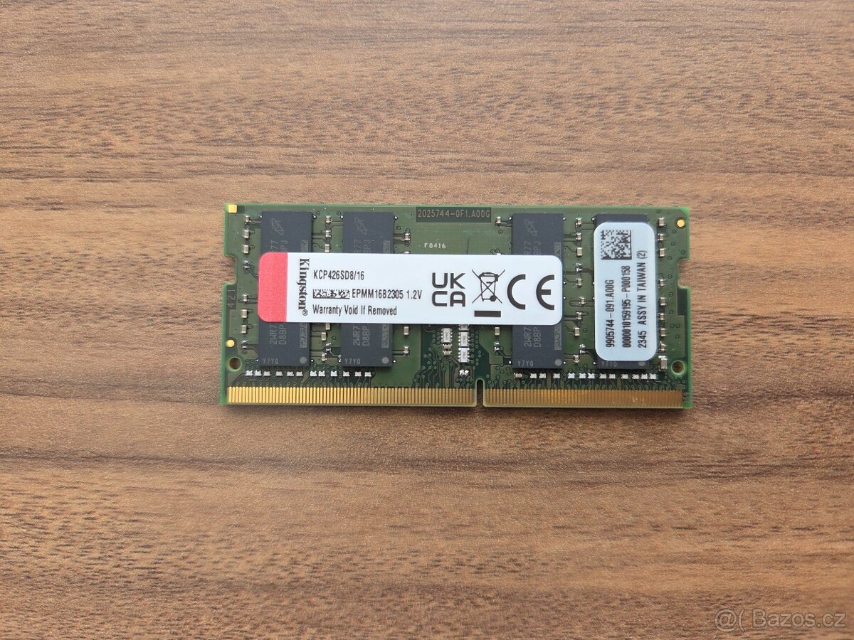 RAM Kingston KCP426SD8/16