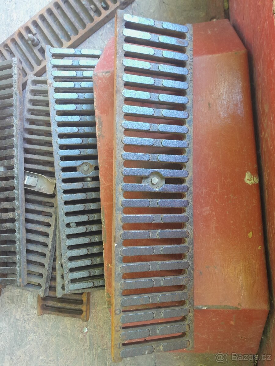 Litinový rošt, můstkový rošt 500 x 150 mm