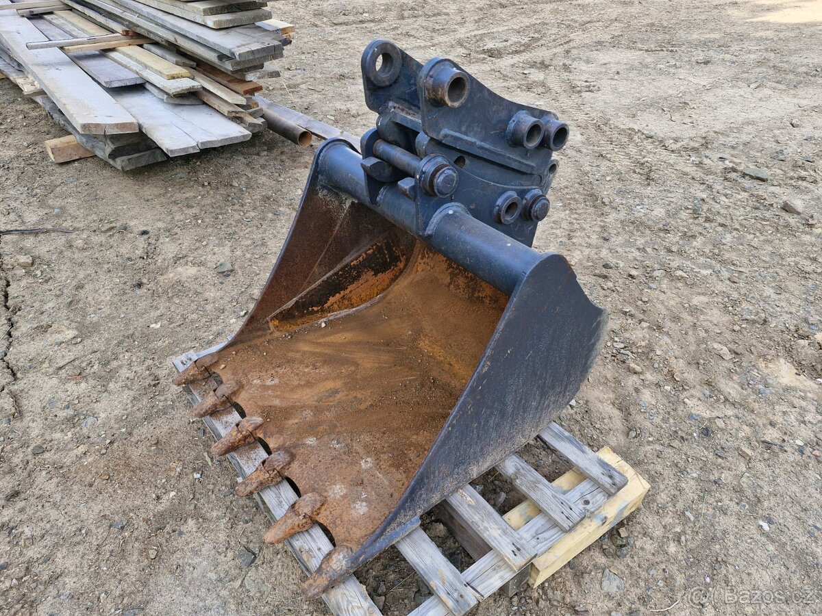 Lžíce, lopata podkopová 90 cm bagr 6-10t + rychloupínák