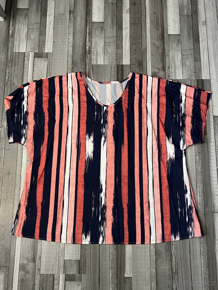 Tričko s proužkem vel. 5xl