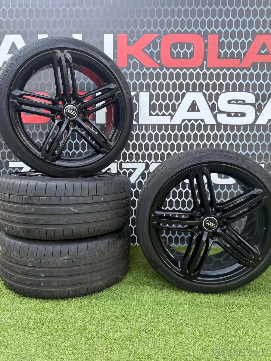 AUDI A4 S4 B8 - POMPEI - ORIGINÁLNÍ LETNÍ SADA 245/35 R19 CO