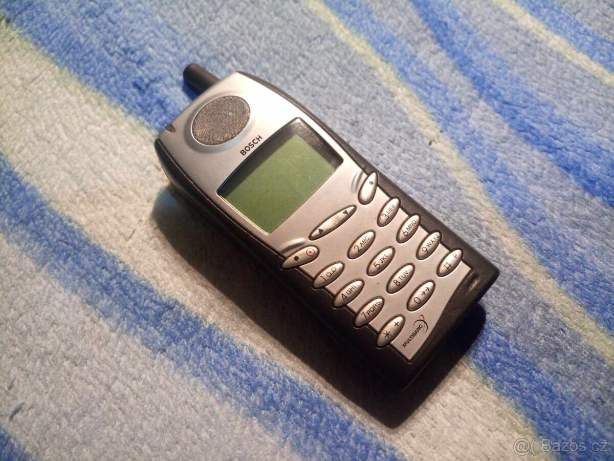 Mobilní telefon BOSCH 909 dual  S - devadesátky  Rarita
