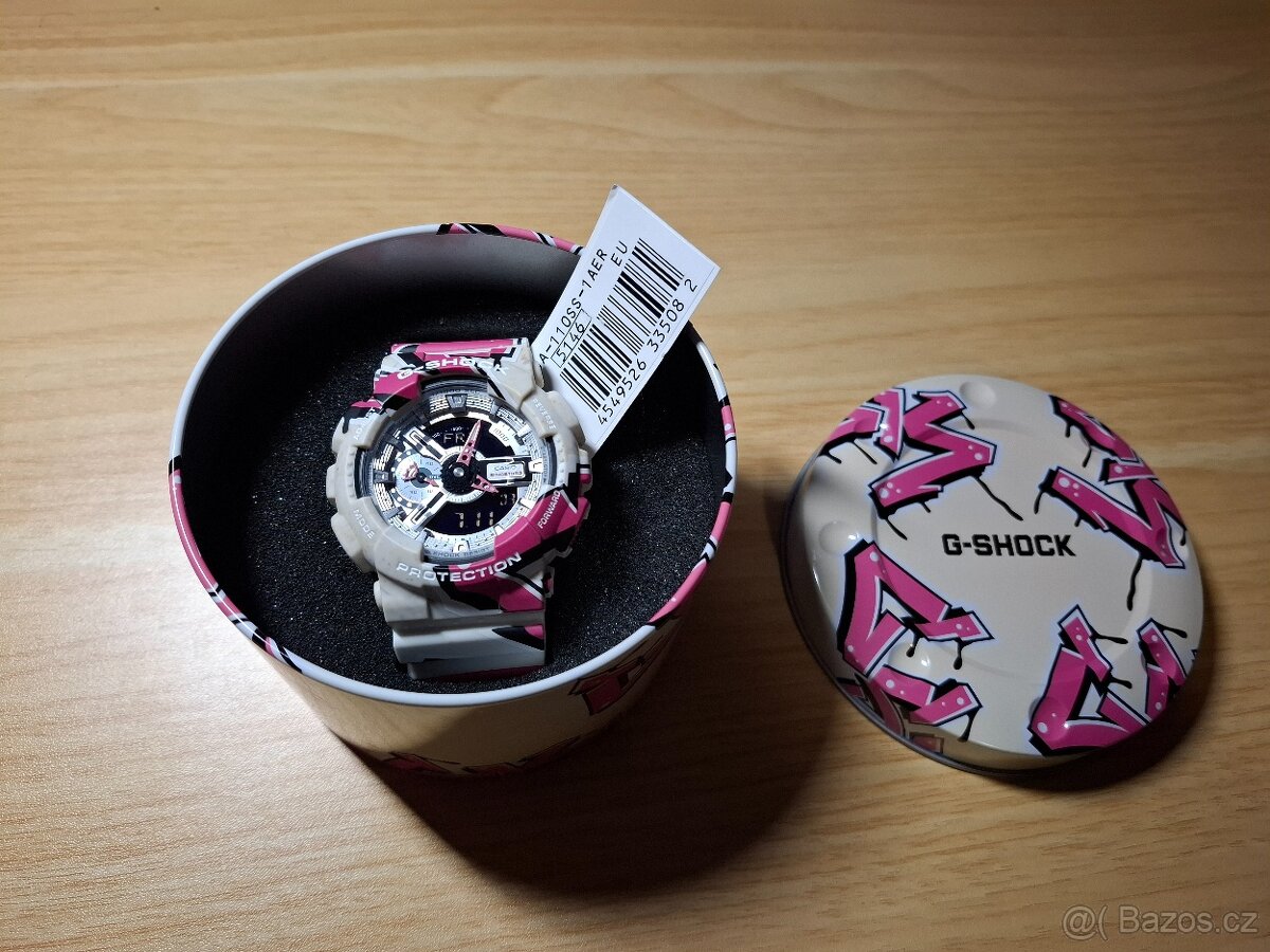 Hodinky Casio 110 SERIES GA-110SS-1A G-Shock (nové)