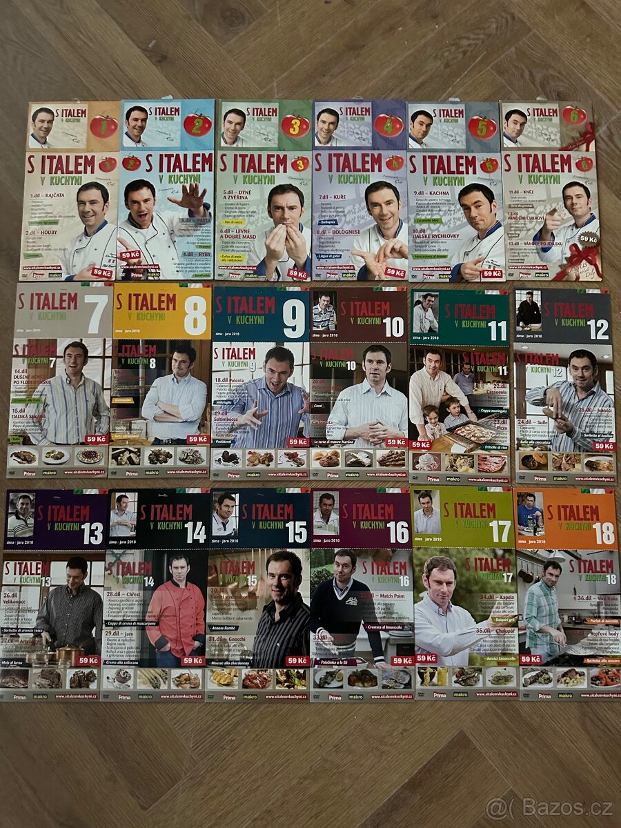 Kolekce 18-ti DVD S Italem v kuchyni