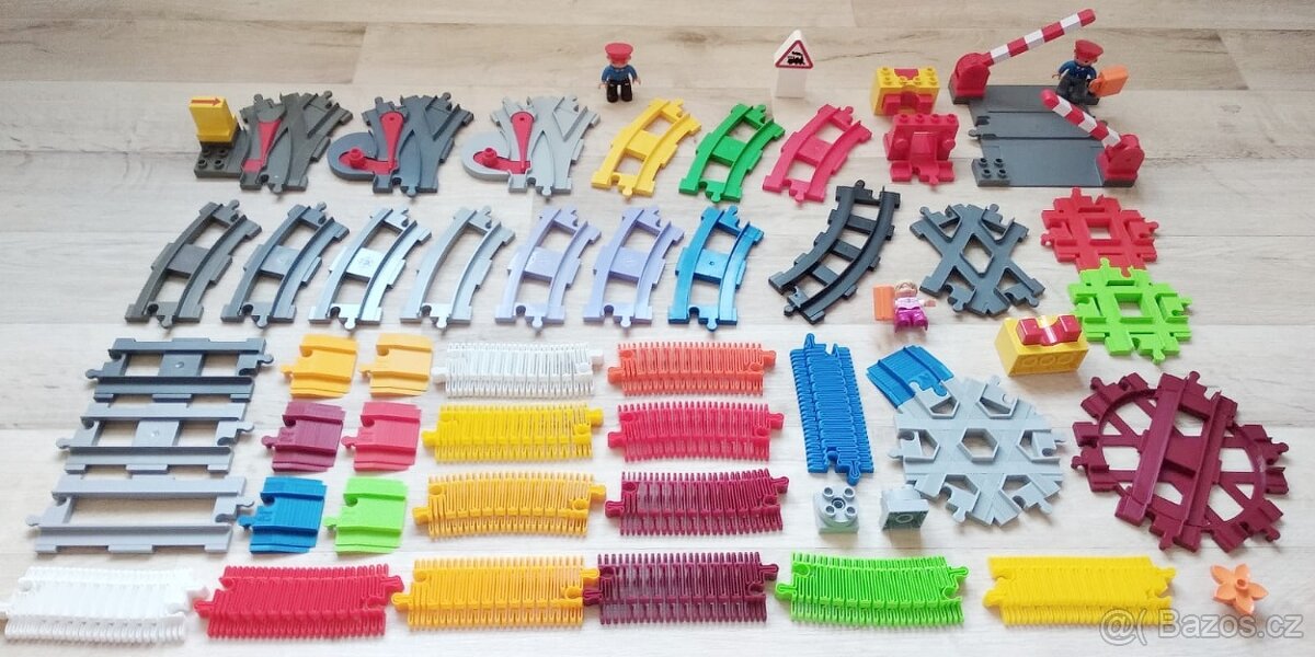 Koleje,vagony,loko,doplňky k DUPLO i po 1ks