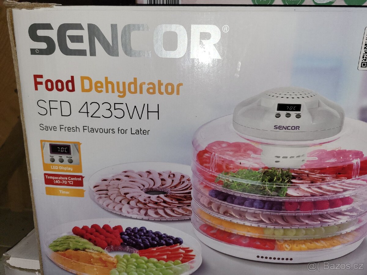 sušička Sencor a masomlynek multifunkční Bosch