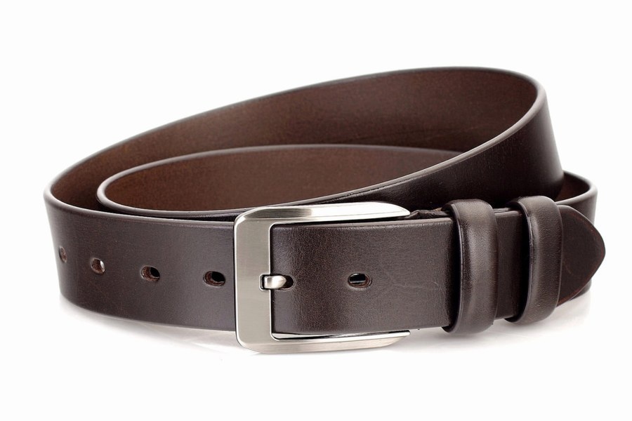 Pánský kožený opasek M4016 o šířce 4 cm