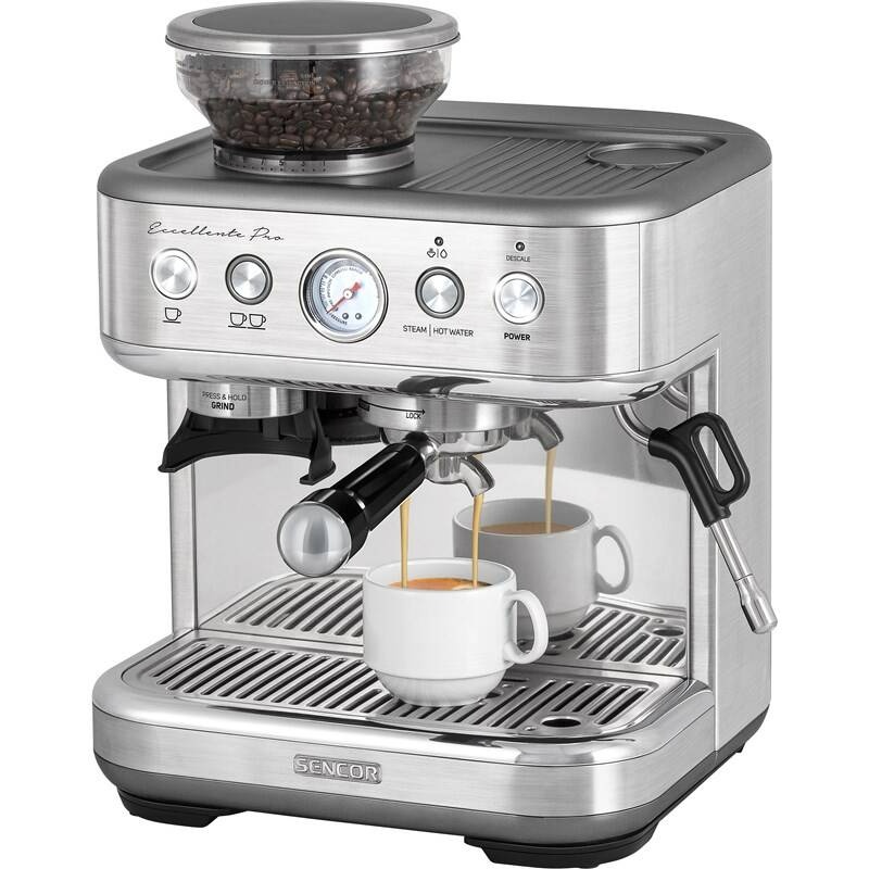 Pákové espresso Sencor SES 6010SS nerez