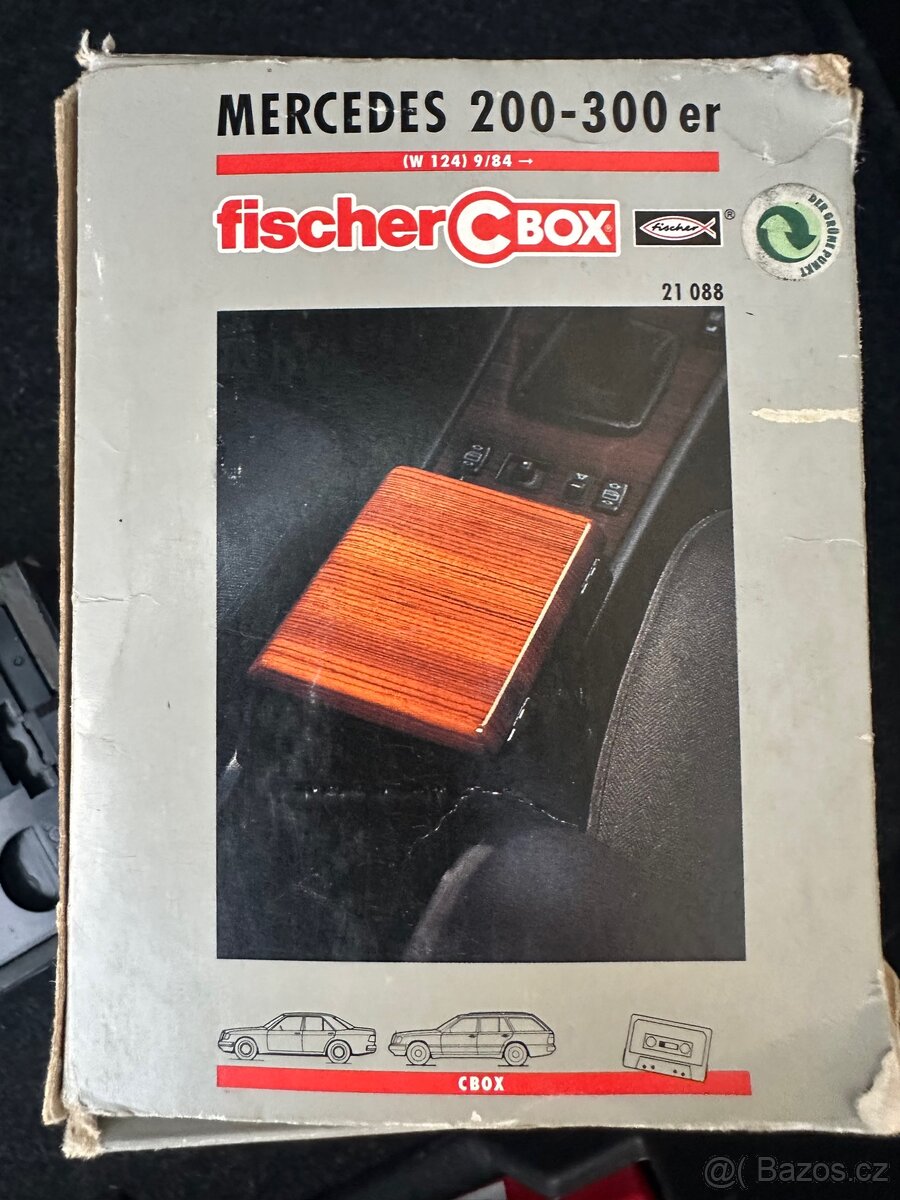 Mercedes Benz W124 Fischerbox držák na kazety nový