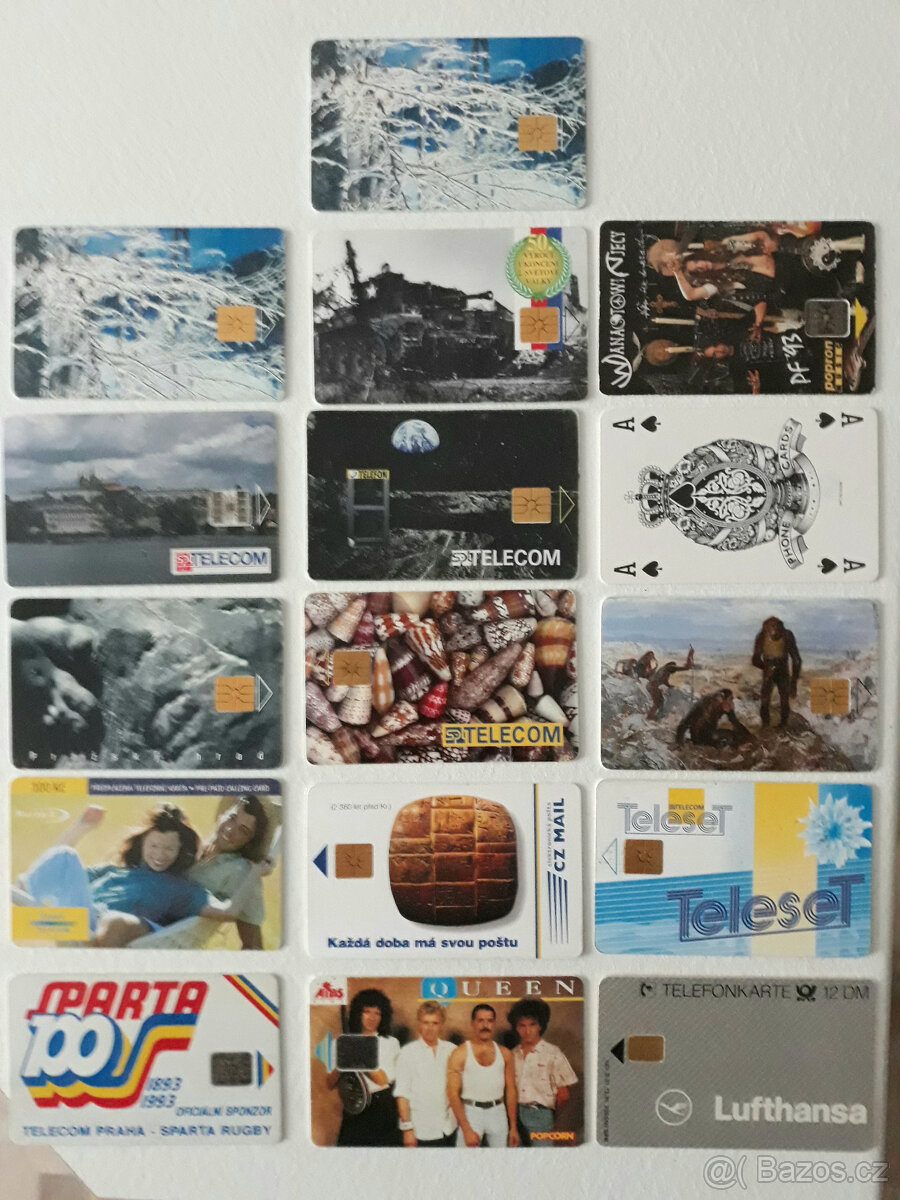 STARÉ TELEFONNÍ KARTY