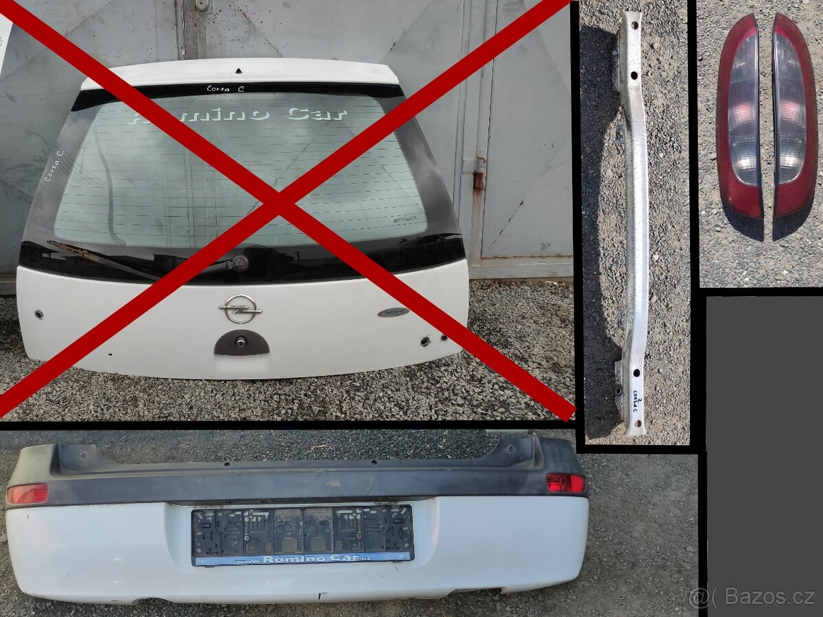 Zadní část Opel Corsa C