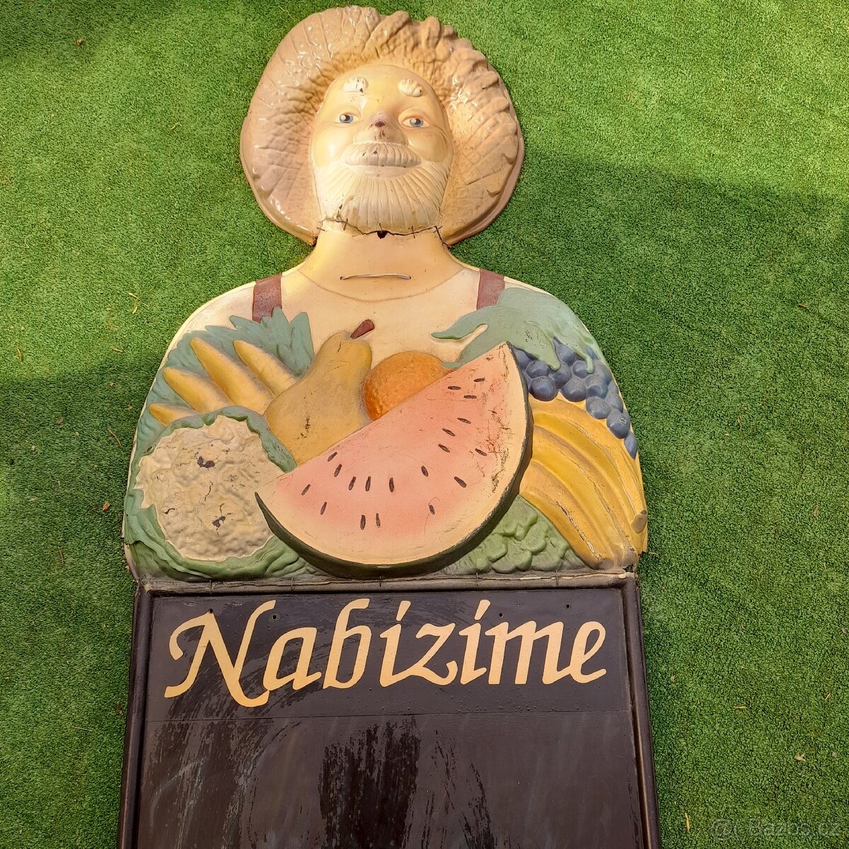 Staré kupecké reklamní tabule