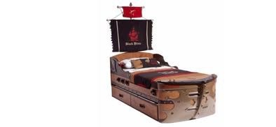 dětská pirátská postel