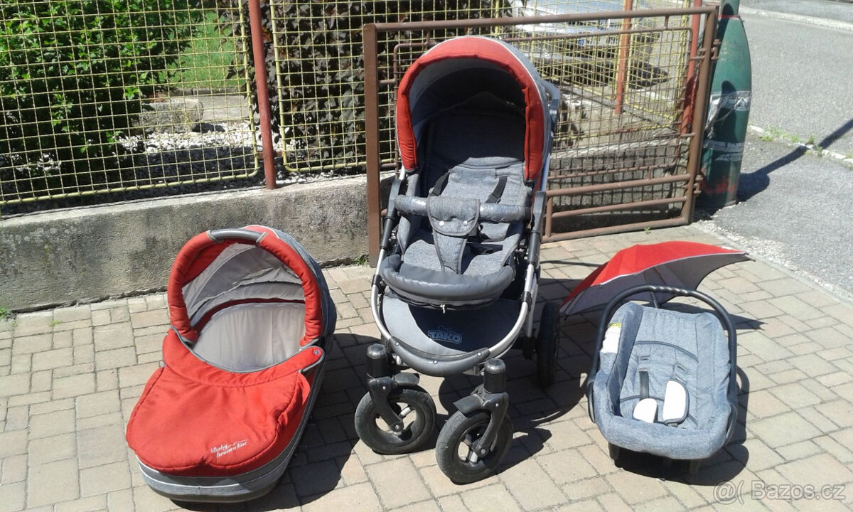 Kočárek 3 kombinace,Tako Baby heaven