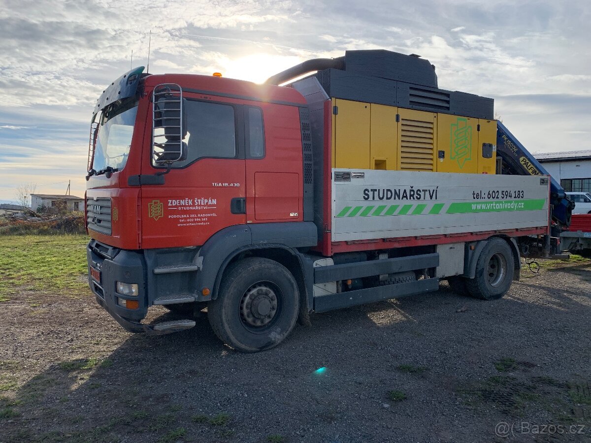 Man tga 18.430 4x4 s  hr palfinger