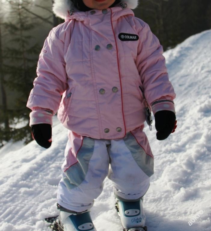 241 - Značkový dívčí zimní komplet COLMAR vel. 24-36 měsíců