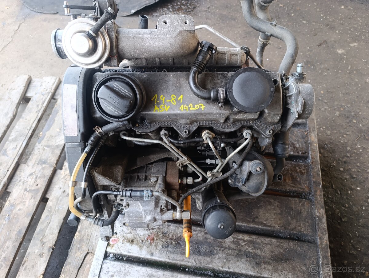 VW Golf 4 1.9-81kw kód ASV
