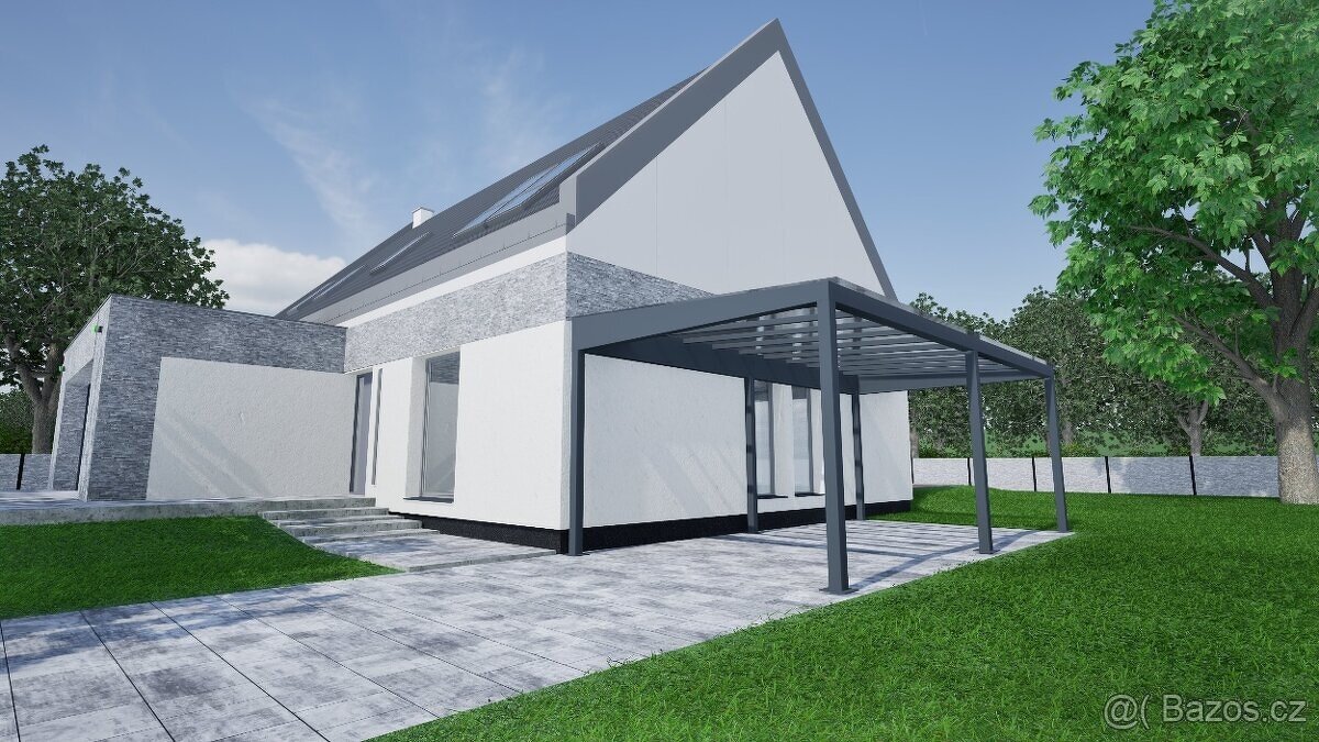 Přístřešek na auto, carport, autopřístřešek