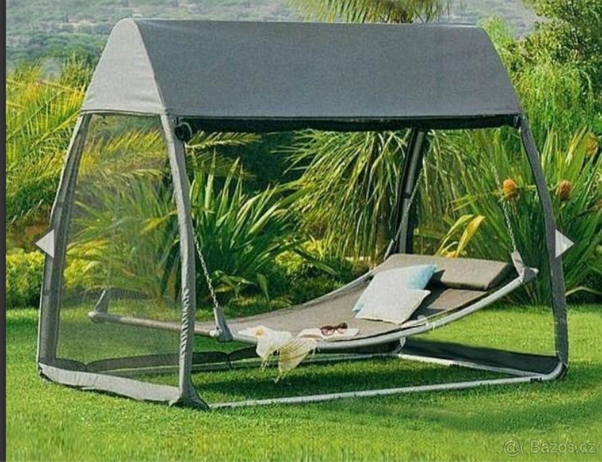 Zahradní relaxační lehátko s ochr.sítí Avenberg PARADISO