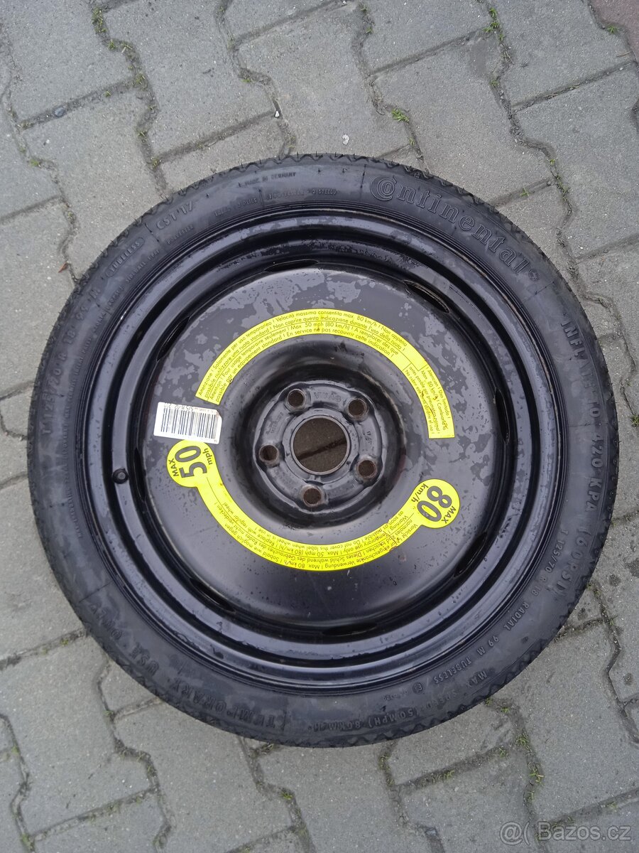 Dojezdové kolo, rezerva, R18, VW AG