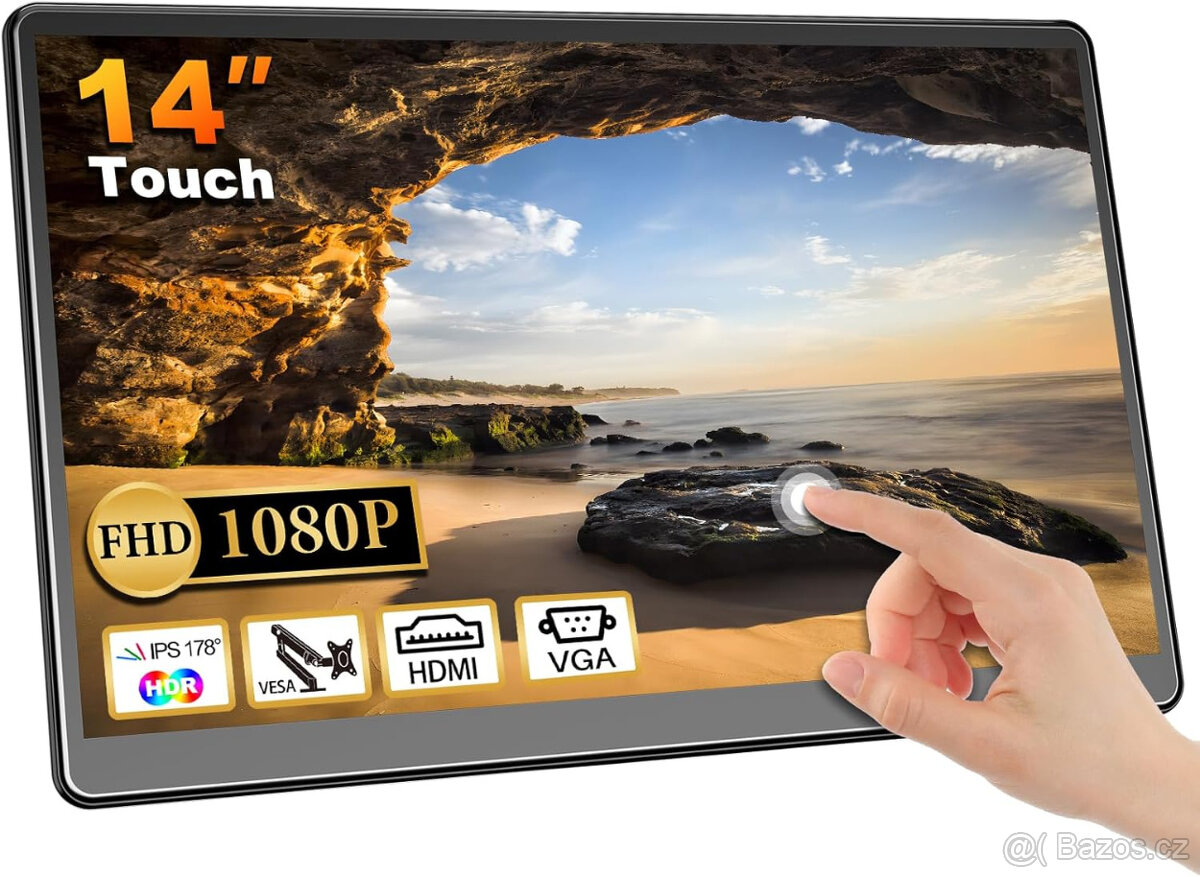Přenosný monitor s dotykovým displejem 14"