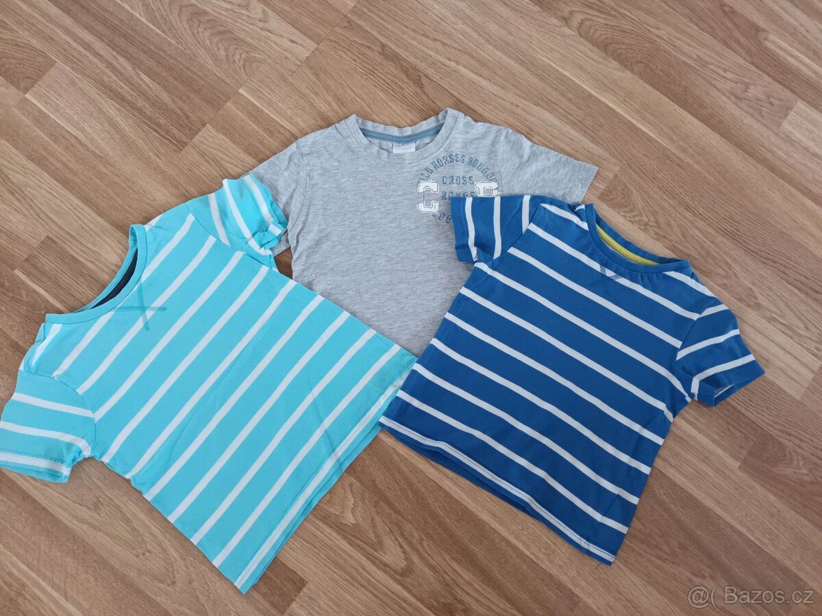 3x chlapecké tričko (4-5 let)