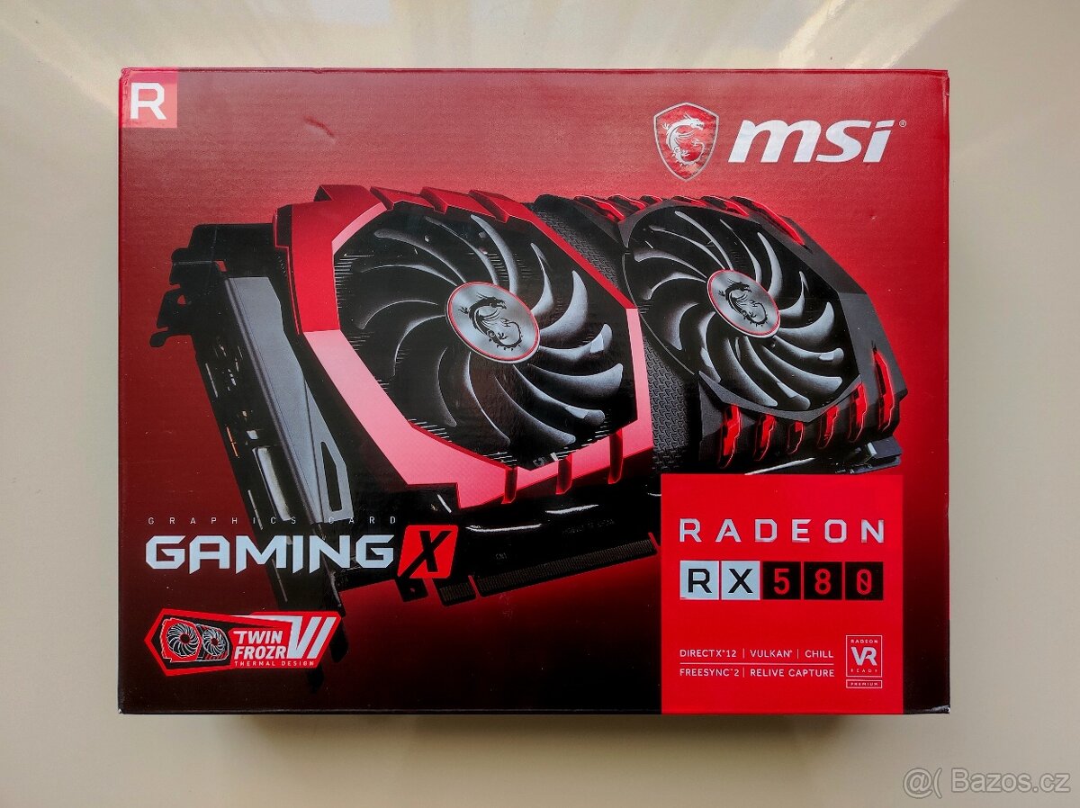 Radeon RX 580 MSI Gaming X Twin Frozr VI 256-bit