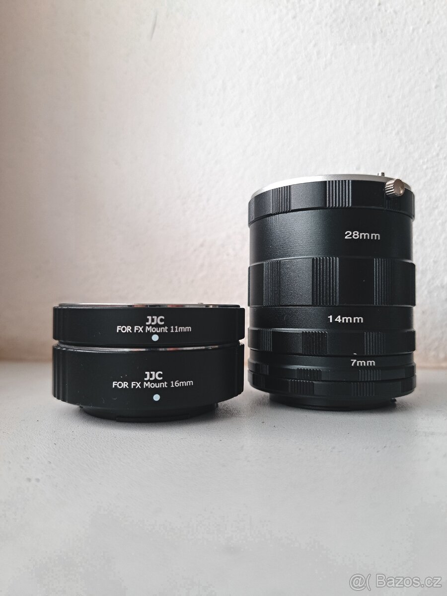 Mezikroužky pro Fujifilm