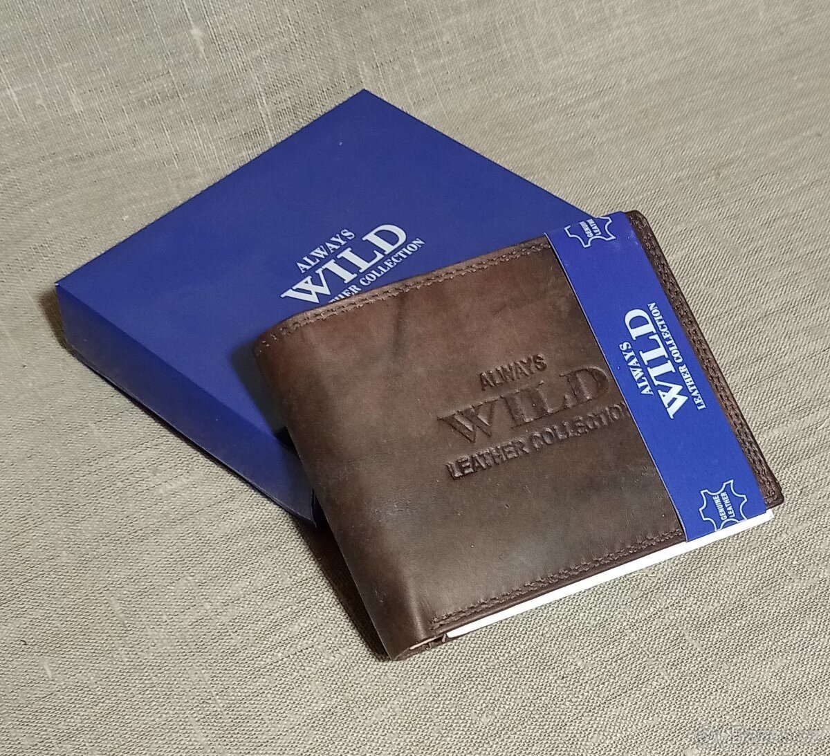 Pánská kožená peněženka Always Wild tmavě hnědá