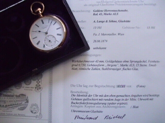 Kapesní hodinky A.Lange & Söhne 18K zlato