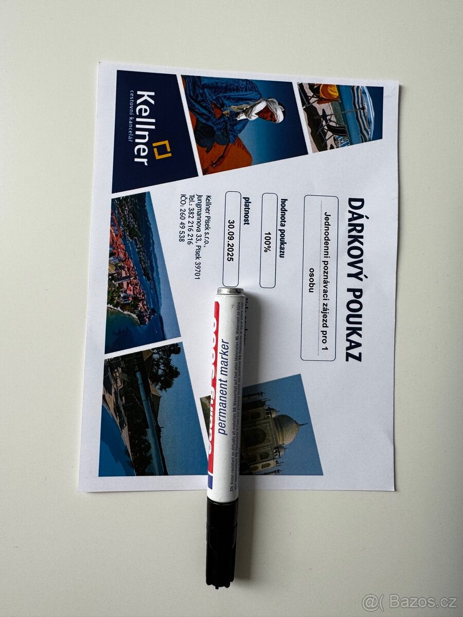 Dárkový poukaz - poznávací zájezd