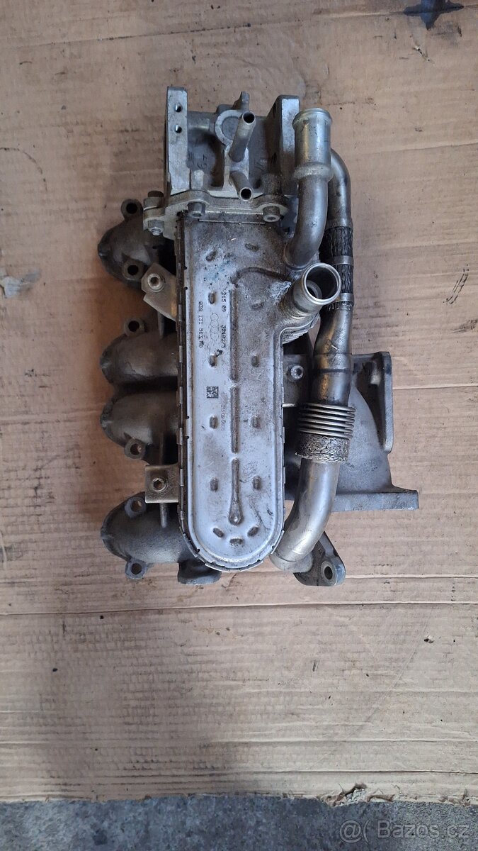 Sací potrubí s chladičem spalin pro motory 1.9TDI AXR, BSW
