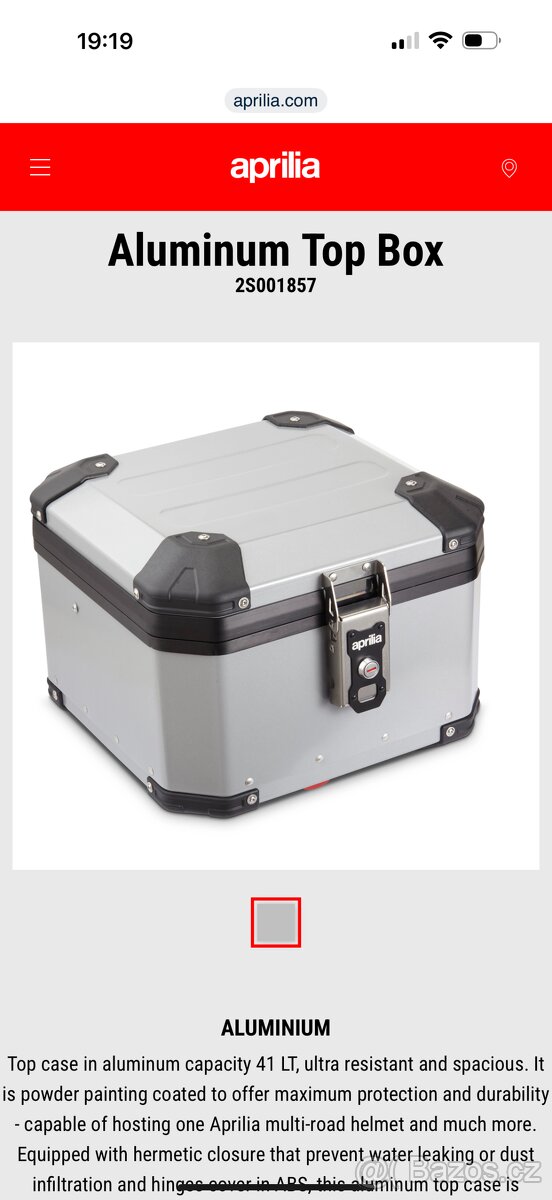 Top Case Aprilia Tuareg (kufr)