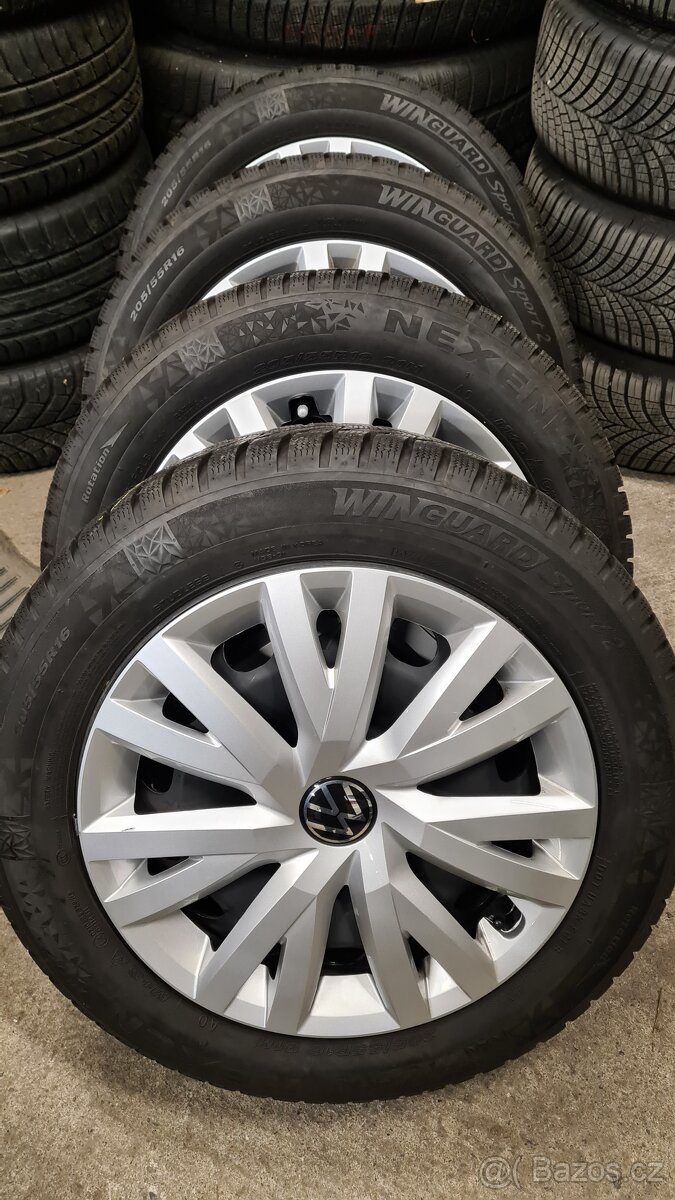 OCEL KOLA R16 - 5x112 originál zimní VW GOLF, ŠKODA, SEAT