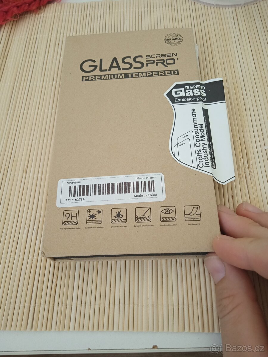 ochranné sklo pro iPhone 14/Glass screen premium tempered