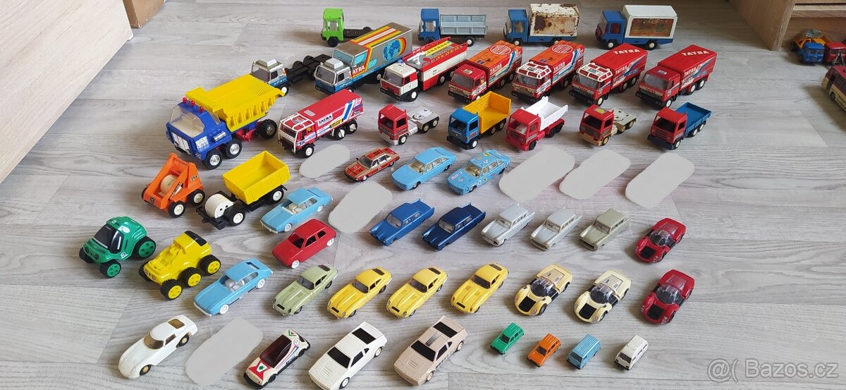 autíčka - stará dobová (retro) mix