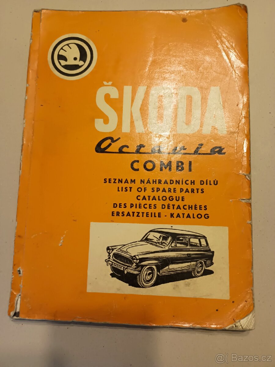 Škoda Octavia combi-katalog náhr. dílů.