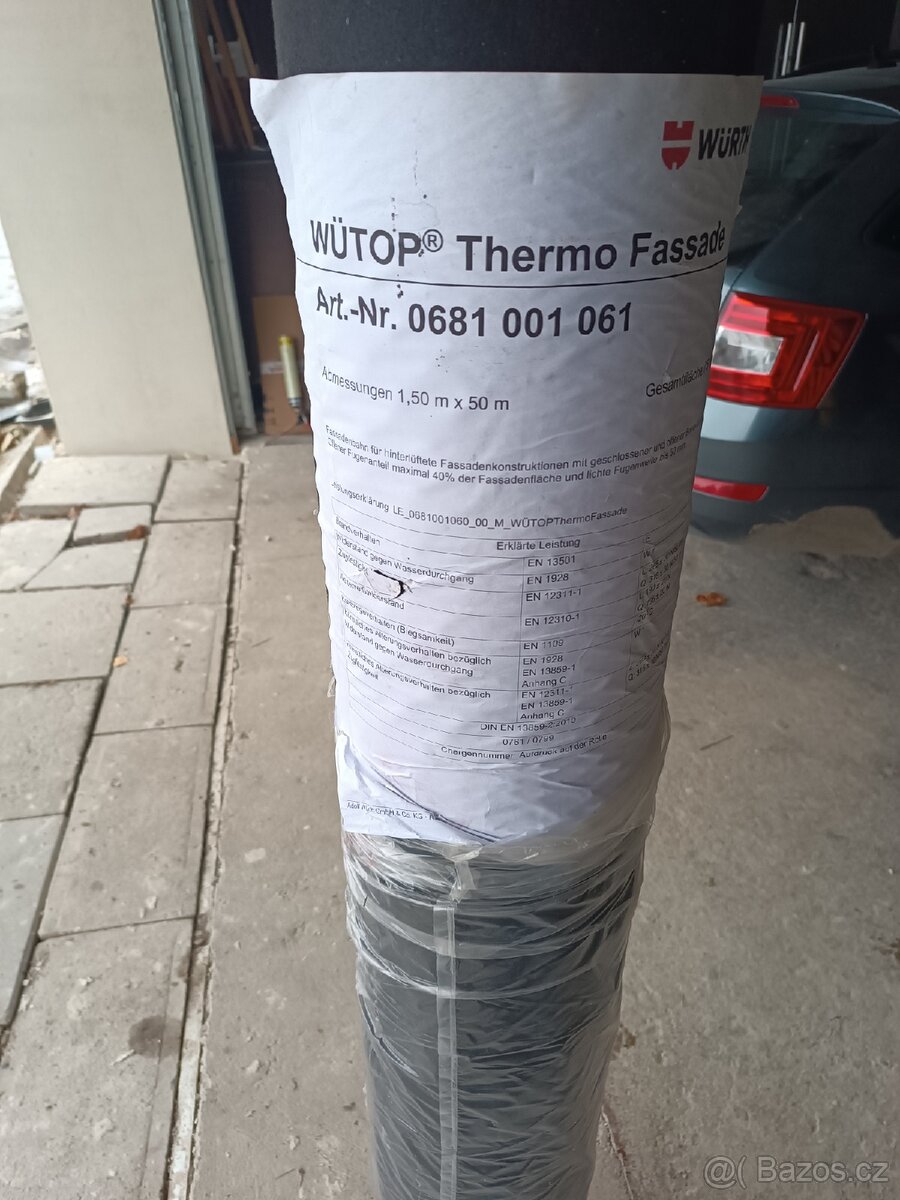 WÜTOP® Thermo Fassade stabilizovaná fasádní membrána