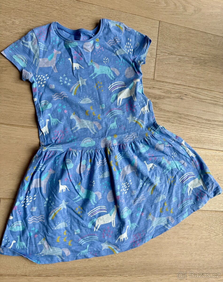 Šaty vel. 122-128 zn. Next, Miniboden, Frugi, Lindex, Ashley