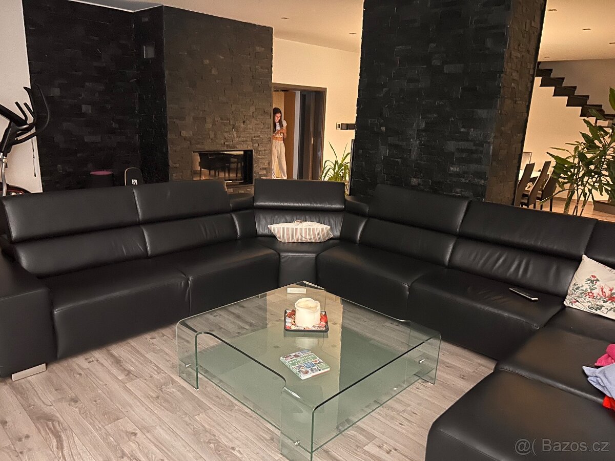 Luxusní kožená sedačka