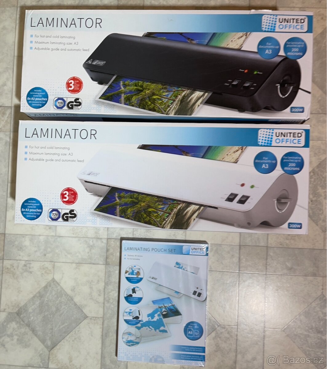 Laminovačka |  United office +  fólie ZDARMA