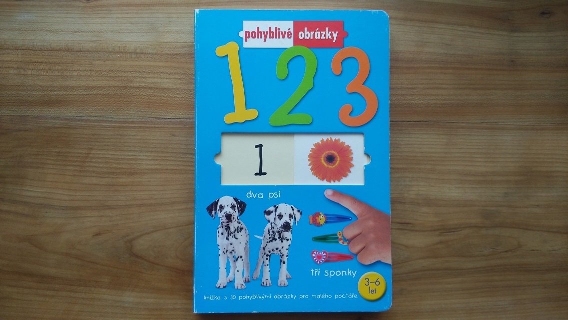 Nová kniha - Počítání 1 až 10, pohyblivé obrázky pro děti