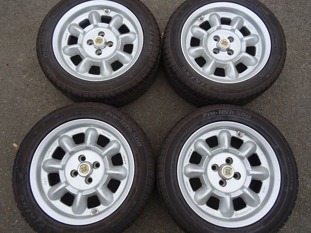 Alu disky Minilite, 15", 4x100, letní sada