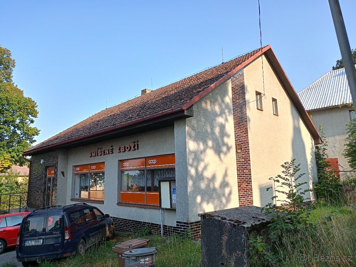 Pronájem domu COOP Jednota nezařizený s možností předělat ní