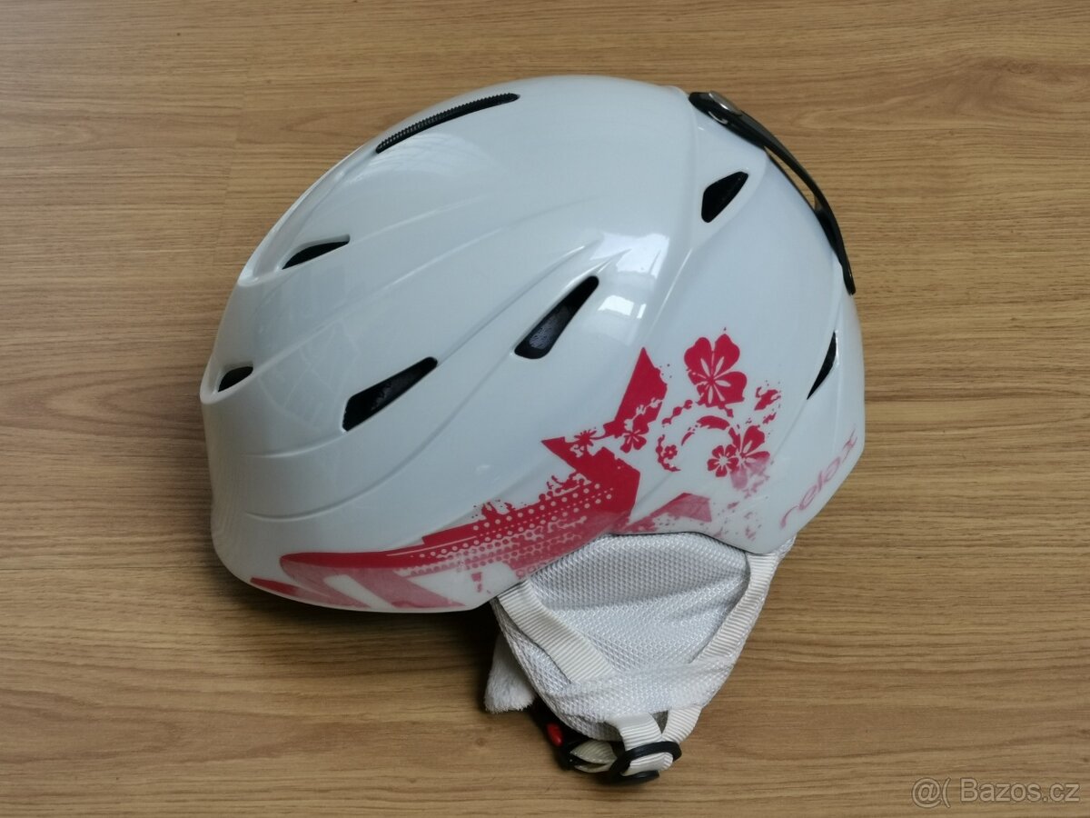 Dámská lyžařská helma M 57-58 cm vč. 2 ks brýlí