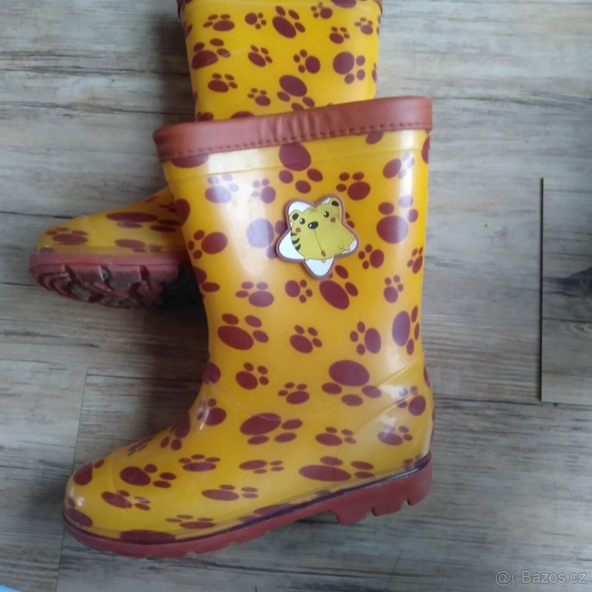 Holínky 32,38 a nepromokavé kalhoty, vel. 128