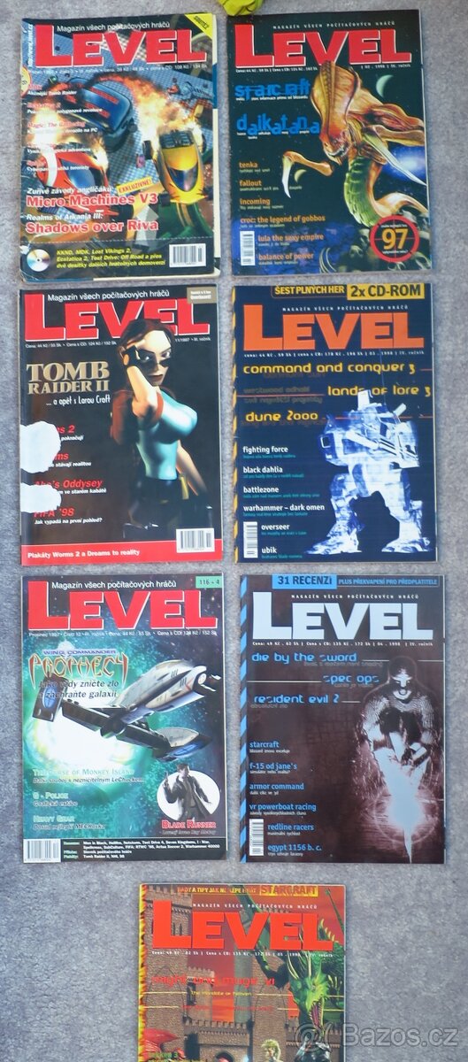 Časopisy Level 1997/1998